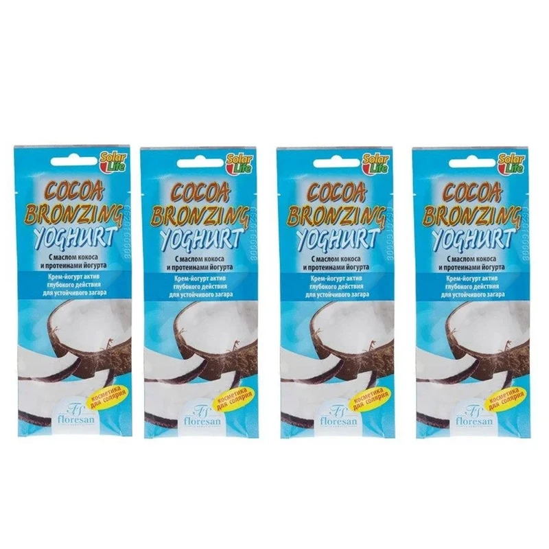 ce22a4f4b050101f80d58be86886bacb043d1df4_1655641749 لوسیون برنز کننده فلورسان مدل COCOA YOGHURT حجم 15 میلی لیتر بسته 4 عددی - تصویر 1